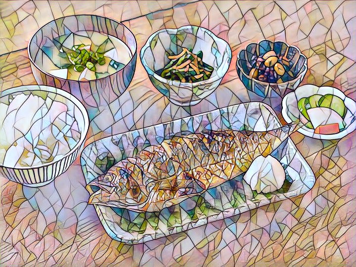 季節の一皿（絵）