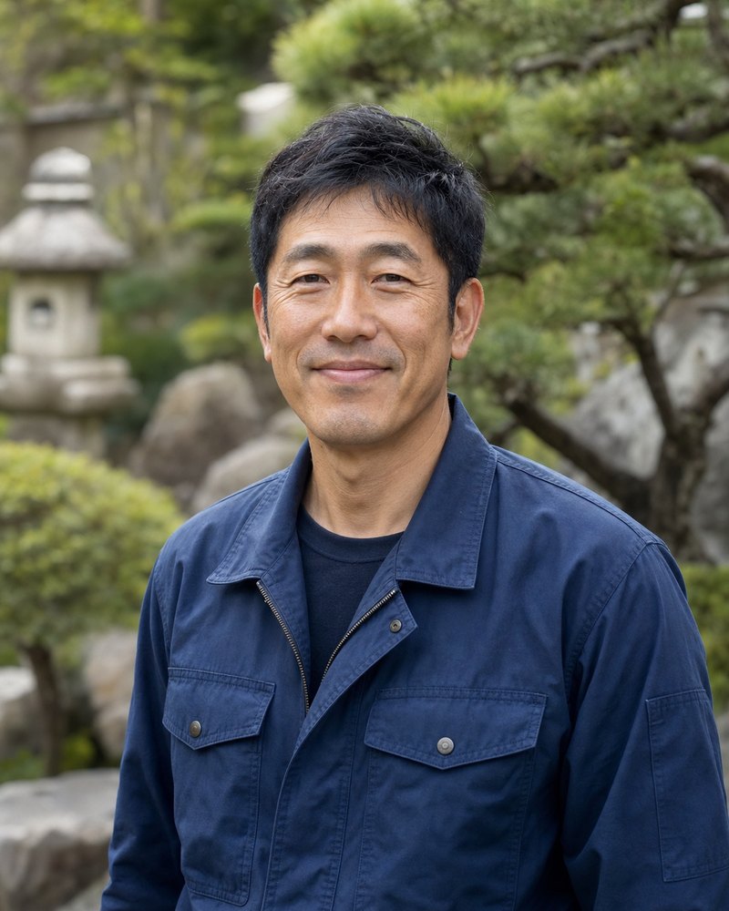 代表 結城直人の写真（見本）